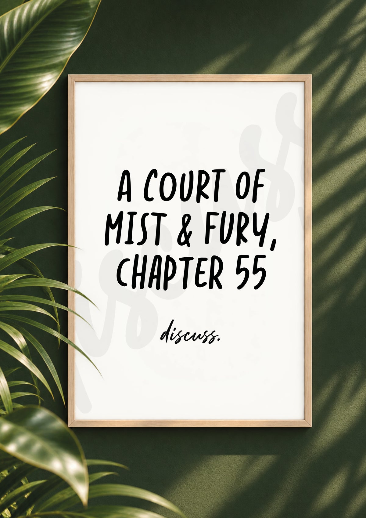 Chapter 55 - A Court Of Mist and Fury Inspired Discussion Print (Digital File)