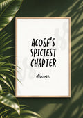 Spiciest Chapter? - A Court Of Silver Flames Inspired Discussion Print (Digital File)