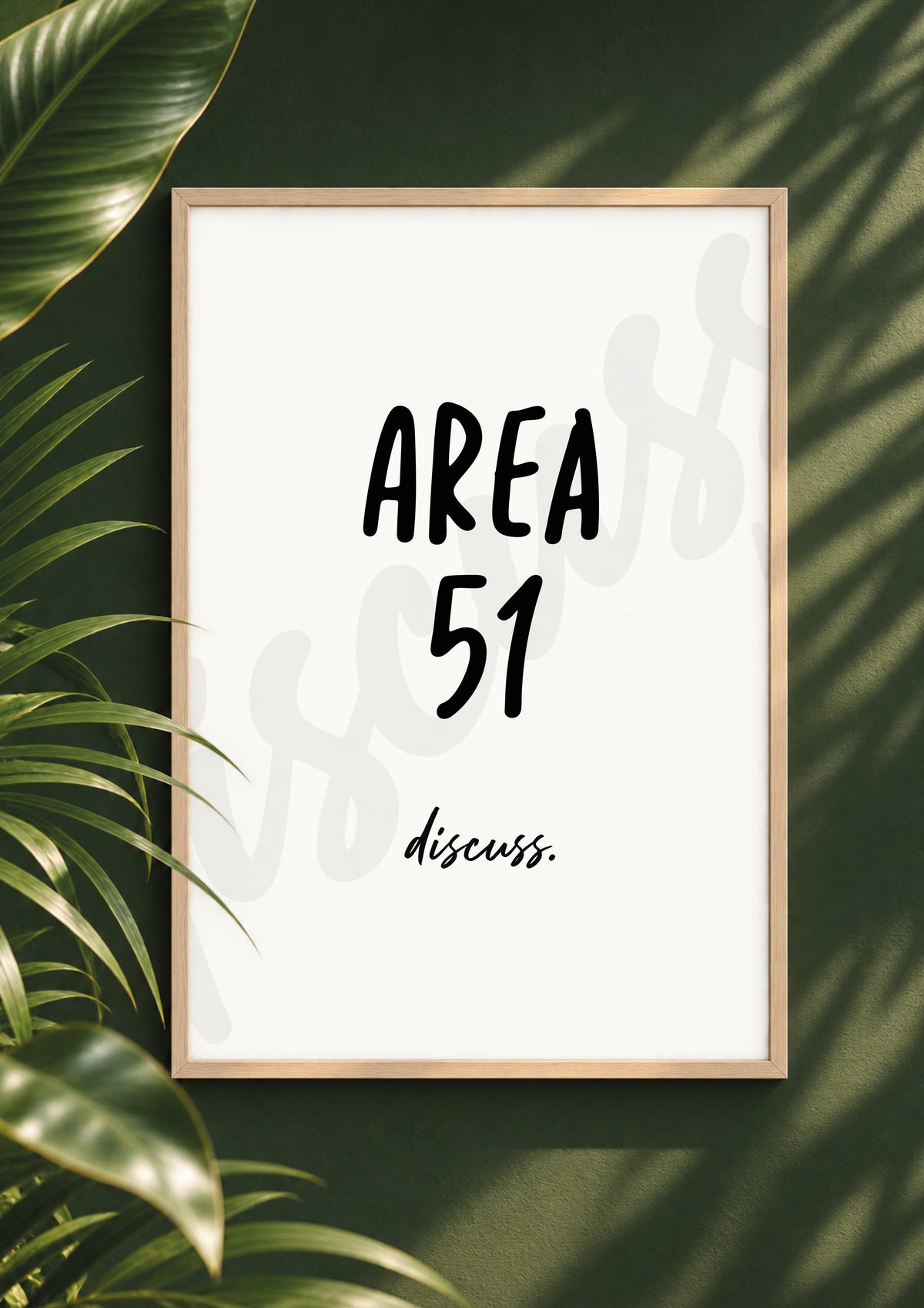 Area 51 - Conspiracy Theory Debate Prompt Digital Print & Wall Art (Digital File)