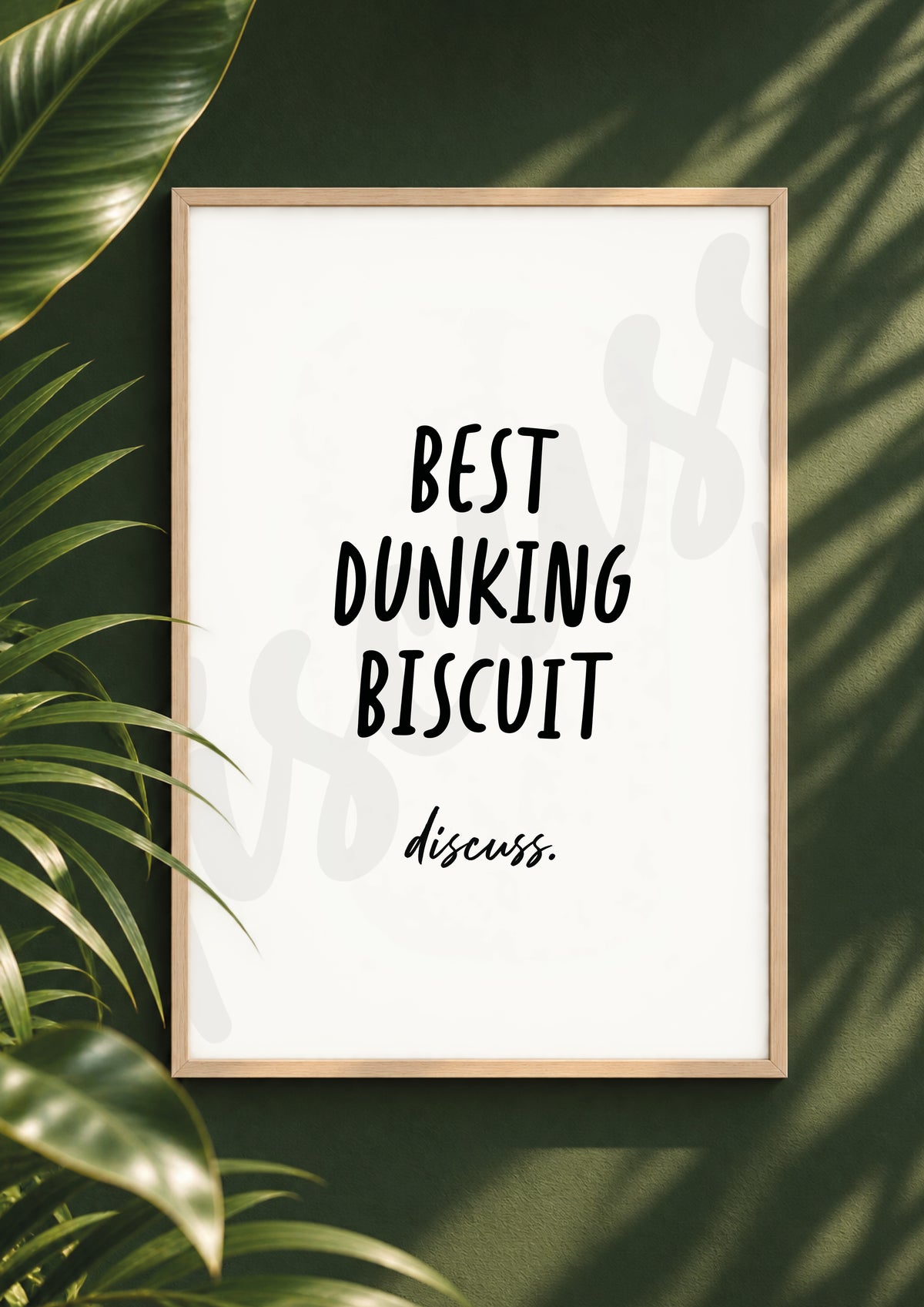 Best Dunking Biscuit? - British Food Debate Conversation Print (Digital File)