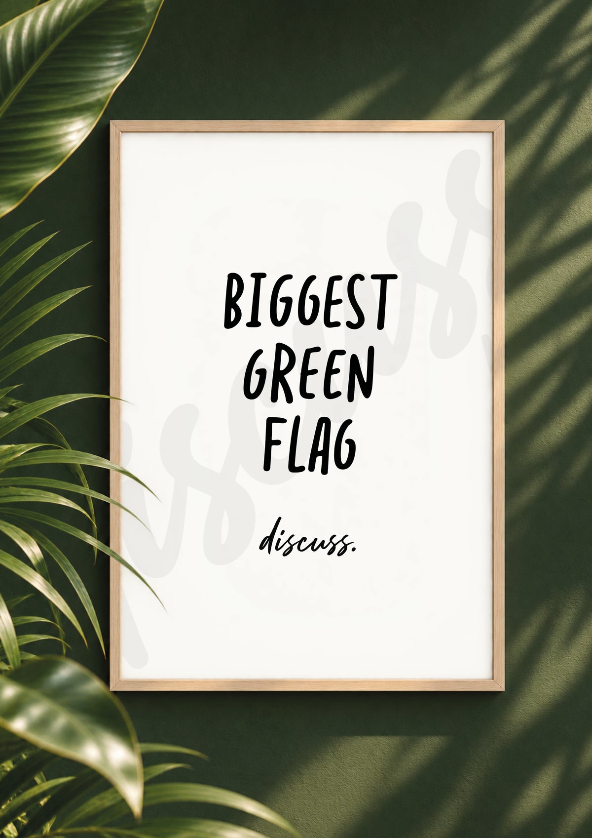 Your Biggest Green Flag? - Fun Gossip Conversation Starter Print (Digital File)