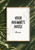 Your Hogwarts House? - Harry Potter Conversation Starter Digital Print & Wall Art (Digital File)