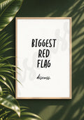 Your Biggest Red Flag? - Fun Gossip Conversation Starter Print (Digital File)