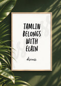 Tamlin Belongs With Elain - A Court Of Thorns and Roses Inspired Discussion Print (Digital File)